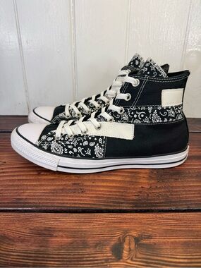 Converse Chuck Taylor All Star High ‘Paisley Patchwork’ Sneakers – Men’s Size 10